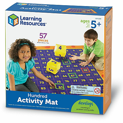 Learning Resources Hip Hoppin' Hundred Mat Floor Game (LRNLER1100)