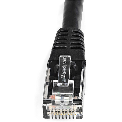 StarTech 8ft Cat6 Ethernet Cable Black Cat 6 Poe (C6PATCH8BK)