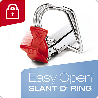 TOPS FreeStand Easy Open Slant-D Ring Binder (CRD43150)