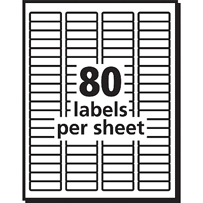 Avery Easy Peel Inkjet Printer Mailing Labels (AVE18667)