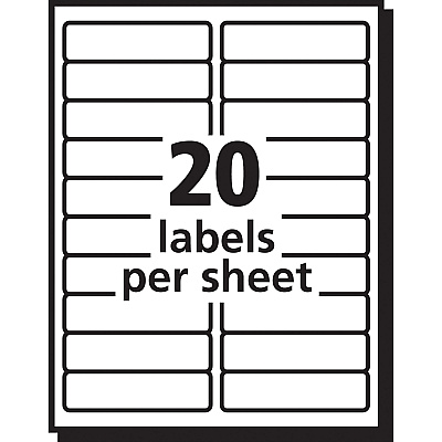 Avery Easy Peel Return Address Labels (AVE15661)