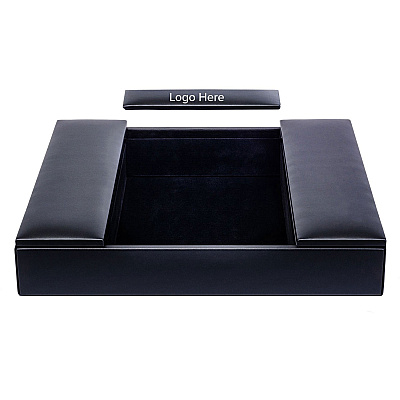 Dacasso Classic Leather Enhanced Conference Room Organizer (A1090)