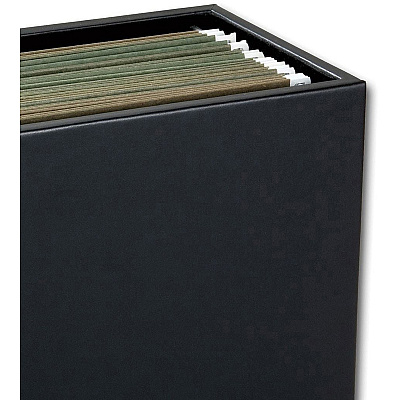 Dacasso Classic Leather Hanging File Folder Box (A1093)