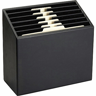 Dacasso Classic Leather Vertical Letter Sorter (A1097)