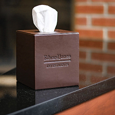Dacasso Leather Tissue Box Cover (A3437)