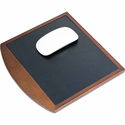Dacasso Walnut & Leather Mouse Pad (A8414)