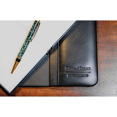 Dacasso Leather Side-Rail Desk Pad (P1025)