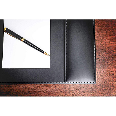 Dacasso Rustic Leather Side-Rail Desk Pad (P1201)