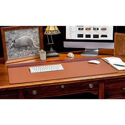Dacasso Leather Top-Rail Desk Pad (P3021)