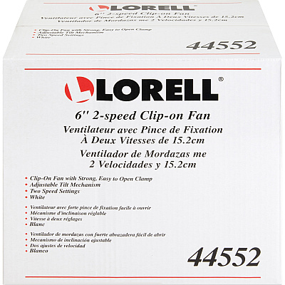 Lorell Clip-On Personal Fan (LLR44552)