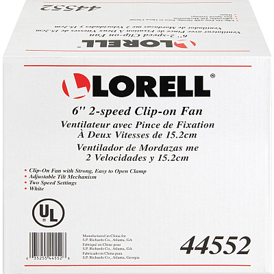 Lorell Clip-On Personal Fan (LLR44552)
