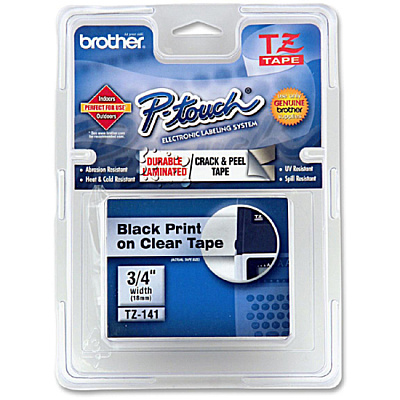 Brother P-Touch TZe Flat Surface Laminated Tape (TZE141)