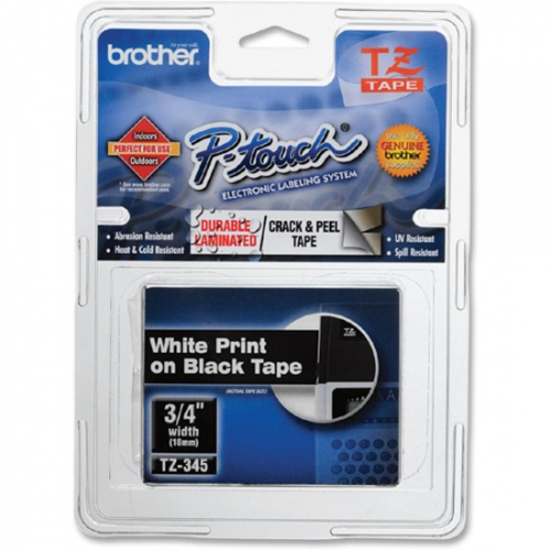 Brother P-Touch TZe Flat Surface Laminated Tape (TZE345)