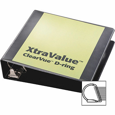 Cardinal Performer ClearVue Slant-D Ring Binder (CRD17501CB)