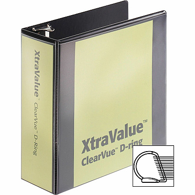 Cardinal Performer ClearVue Slant-D Ring Binder (CRD17811CB)