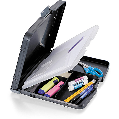 Officemate Triple File Clipboard Storage Box, Recycled (OIC83610)