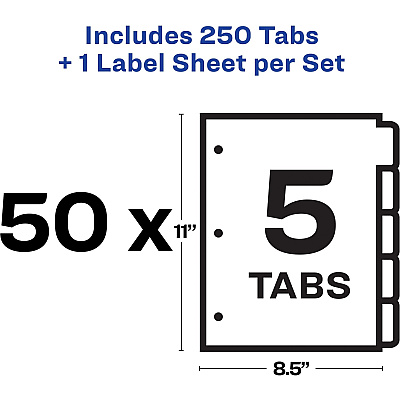 Avery Index Maker Index Divider (AVE11556)