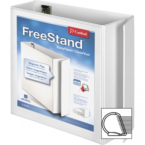 Cardinal FreeStand Easy Open Slant-D Ring Binder (43140CB)