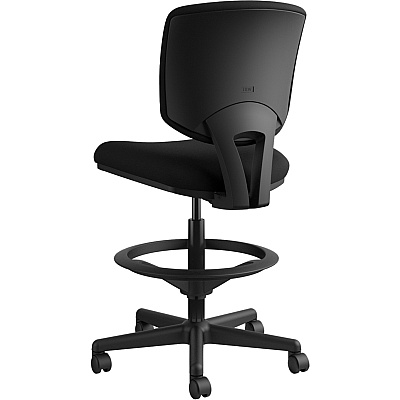 HON Volt Task Stool | Extended Height, Footring | Black Fabric (HON5705GA10T)