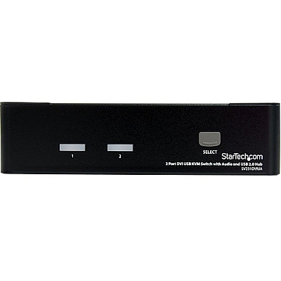 StarTech 2 Port Dvi Usb Kvm Switch With Audio (SV231DVIUA)