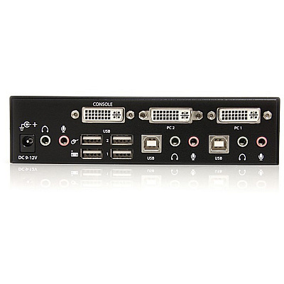 StarTech 2 Port Dvi Usb Kvm Switch With Audio (SV231DVIUA)