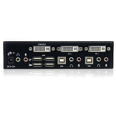 StarTech 2 Port High Res Usb Dvi Audio Kvm Switch (SV231DVIUAHR)