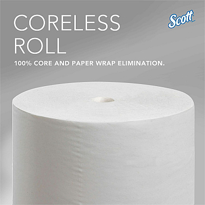 Scott Essential Coreless High-Capacity Standard Roll Toilet Paper (KCC04007)
