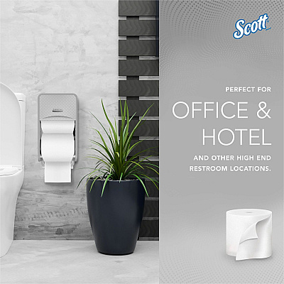 Scott Essential Coreless High-Capacity Standard Roll Toilet Paper (KCC04007)