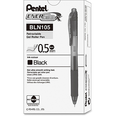 EnerGel EnerGel-X Retractable Gel Pens (PENBLN105A)