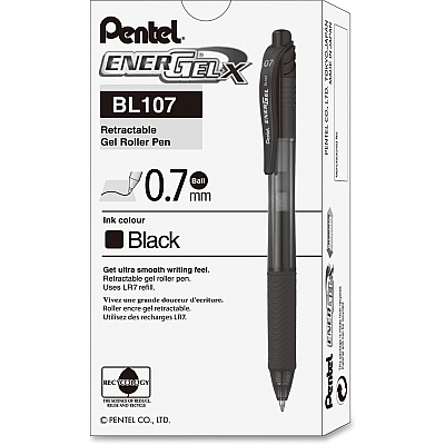 EnerGel EnerGel-X Retractable Gel Pens (PENBL107A)