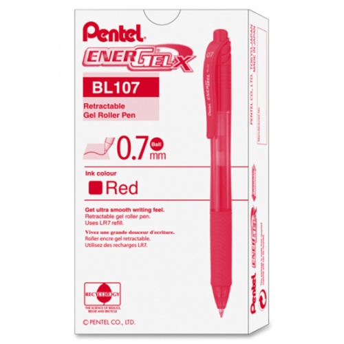 Pentel EnerGel-X Retractable Gel Pens (BL107B)