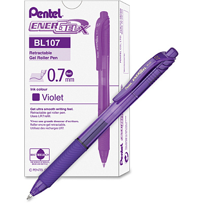 EnerGel EnerGel-X Retractable Gel Pens (PENBL107V)