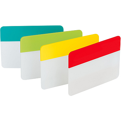 Post-it Durable Tabs - Primary Colors (MMM686ALYR)