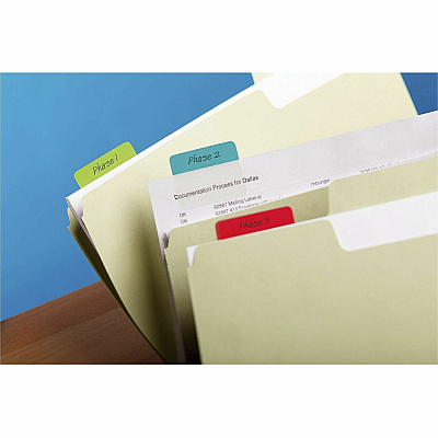Post-it Durable Tabs - Primary Colors (MMM686ALYR)