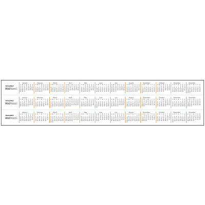 AT-A-GLANCE WallMates Self-Adhesive Dry Erase Weekly Plan Surface (AAGAW503028)