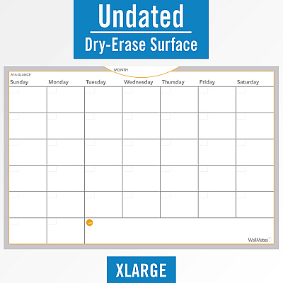 AT-A-GLANCE WallMates Monthly Planning Surface (AAGAW602028)