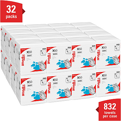 Wypall General Clean X50 Quarterfold Cleaning Cloths (KCC35025)