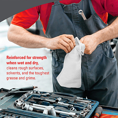 Wypall PowerClean X80 Heavy Duty Cloths - Brag Box (KCC41044)