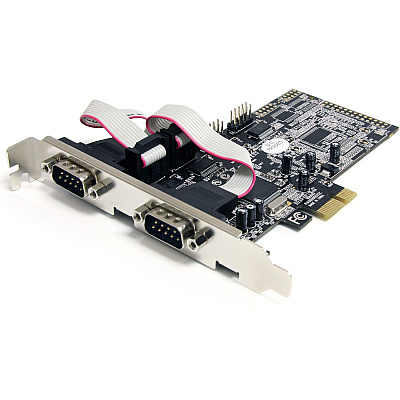 StarTech 4 Port Pcie Serial Adapter Card W 16550 (PEX4S553)