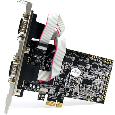StarTech 4 Port Pcie Serial Adapter Card W 16550 (PEX4S553)