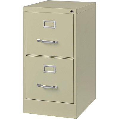 Lorell Fortress Series 22" Commercial-Grade Vertical File Cabinet (LLR42290)