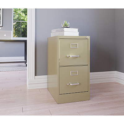 Lorell Fortress Series 22" Commercial-Grade Vertical File Cabinet (LLR42290)