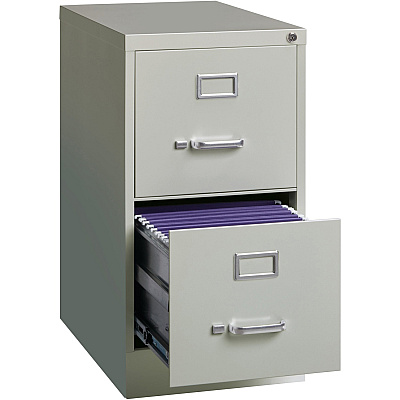 Lorell Fortress Series 22" Commercial-Grade Vertical File Cabinet (LLR42292)