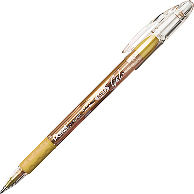 Pentel Arts Pentel Sunburst Metallic Color Permanent Gel Pens (PENK908MBP2XZ)