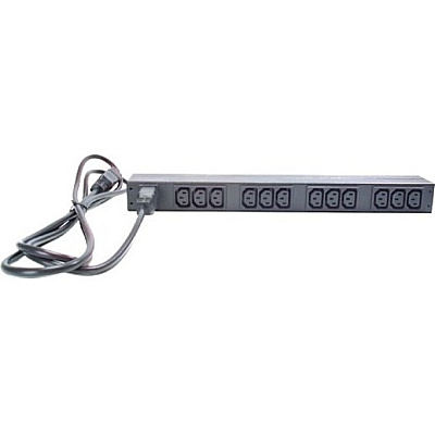 APC Rack Pdu Basic 1u16a 208/230v(12)c13 (AP9565)