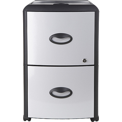 Storex Deluxe File Cabinet - 2-Drawer (STX61352U01C)