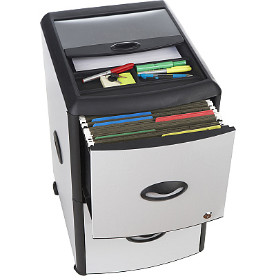 Storex Deluxe File Cabinet - 2-Drawer (STX61352U01C)