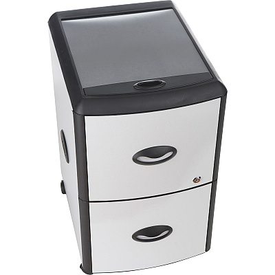 Storex Deluxe File Cabinet - 2-Drawer (STX61352U01C)