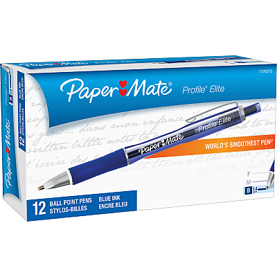 Paper Mate Profile Elite Retractable Ballpoint Pens (PAP1776373)