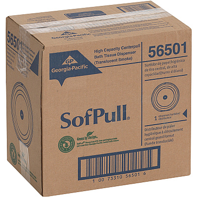 SofPull 1-Roll Centerpull High-Capacity Toilet Paper Dispenser (GPC56501)